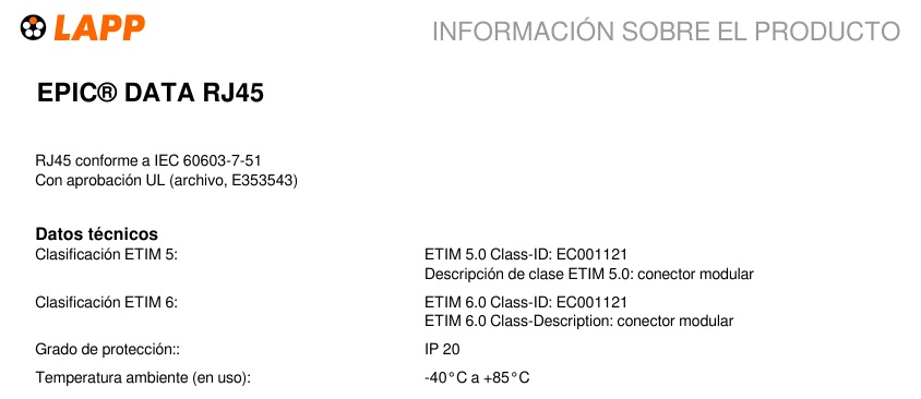SSMELE Conector RJ45 Recto