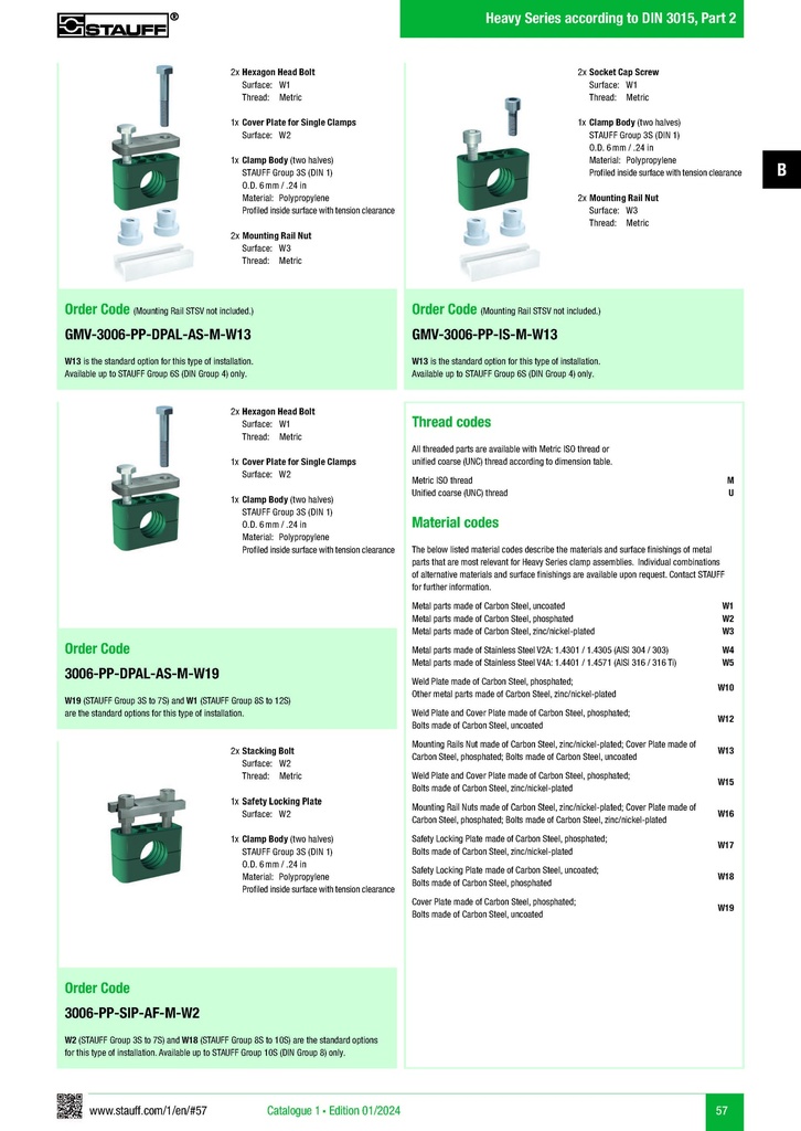 SSMMEC SERIE HEAVY ABRAZADERA 3/4"