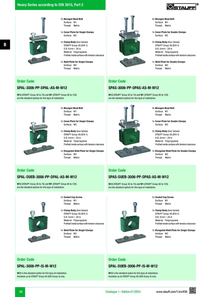 SSMMEC SERIE HEAVY ABRAZADERA 3"