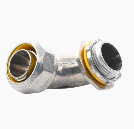 SSMELE Conector Curvo para tubo tipo Liquidtight 1/2"