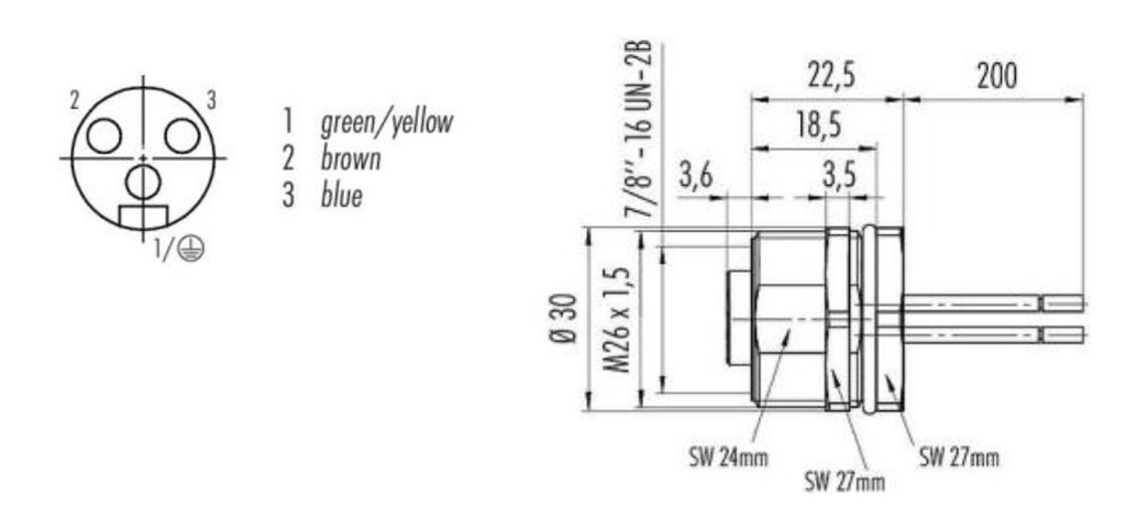 SSMELE CABLE ENSAMB 1-528644 PMC