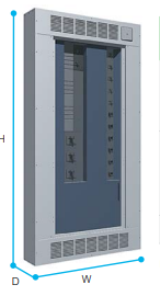 SSMELE  TABLERO INTERIOR ILINE INT 100 A 8 CTOS T1 MODELO: HD100M81B