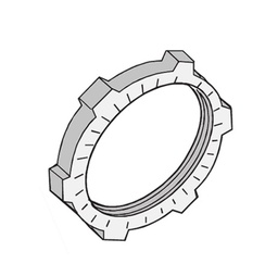 SSMELE Contratuerca Metálica Zamac de 3/4" (19 mm)