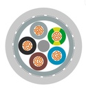 SSMELE Cable de fuerza y control;ÖLFLEX® CLASSIC 100 CY 450/750V 4G1,5 N.- de parte 00354593