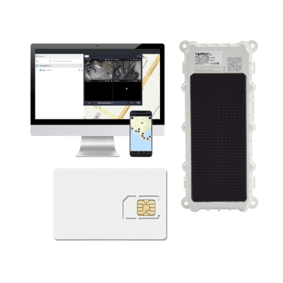 KIT Dispositivo de Seguimiento de Activos / Protección IP67 /  Recargable Li 9600 mAh / LTE Cat-M1/NB-IoT / Tamaño Compacto / Funciona con Energía Solar / + EPCOMGPSANUAL + SIM500MB2Y | TLP2SFBKIT