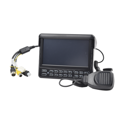 Panel de Control Dáctilar Multifuncional con Monitor de 7" / Soporta Audio de Dos Vías / Compatible con DVR´s Móviles XMR Epcom | XMRCP4