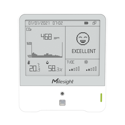 Monitor Ambiental con Display para Temperatura, Humedad y COâ‚‚ con LoRaWAN | AM307-915M