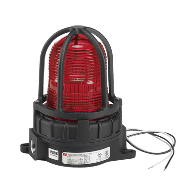 Luz de advertencia LED color Rojo para ubicaciones peligrosas, montaje para superficies, 120/240Vca, | 191XLS-120240-R
