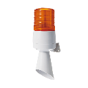 Luz LED con patrones de destello fijo y destellante con buzzer incorporado de alto volumen Máx. 95 dB color Ámbar 110 VCA | S60ADL-110-A