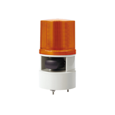 Luces de advertencia color Ámbar con sirena incorporada con 5 tonos máx. 105 dB en 110 VCA | S125DML-WS-110220-A