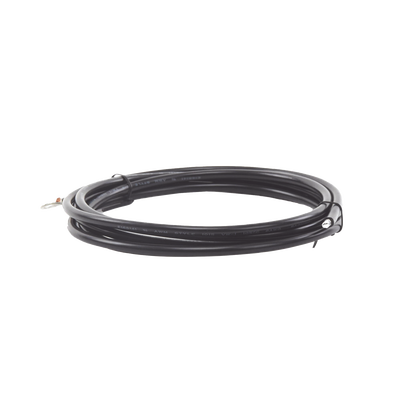 Cable para Controlador, 3.0 m, Negro, Calibre 8 AWG con Terminal de Ojo en un Extremo | CBL-8AWG-3BLK