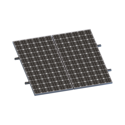 Kit De Minirieles Para Panel Solar Arreglo 1X2 Para Instalación Plano En Lámina | VEKTORMINIKIT1X2