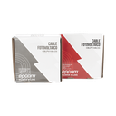 Kit de 2 rollos de 25 metros de cable fotovoltaico de cobre, rojo y negro, calibre 10 AWG (6mm²), Tipo PV,  1000/2000 V y 120°C. | KIT2CBLPV10RB/25