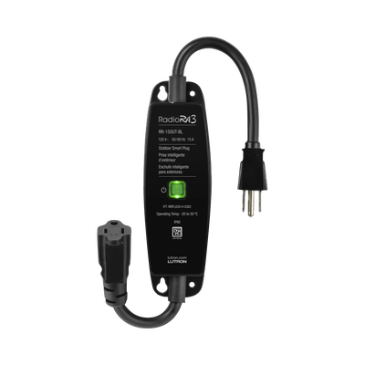 (Caseta Wireless) PlugIn Interruptor On/Off para uso en exterior intemperie IP66, inalámbrico. 15A /120V | RR15OUTBL