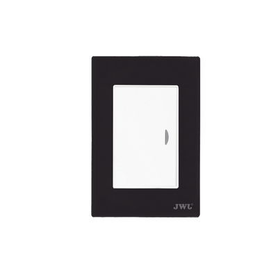 Apagador Escalera Sencillo de 10 A/ 127 V CA ~ 60 Hz / Placa Negra. | JTL-F7602