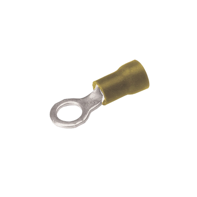 Zapata Terminal de Ojillo  para Tornillo 5/16 in (8 mm)/ Calibre 12-10 AWG / Con Aislamiento de Vinilo. | HUB-TP-10-516