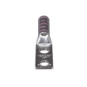 Zapata de compresión LCC1/0-38DW-X para cal. 1/0 Awg, Doble barreno para tornillo prisionero de 3/8, 1 Pz | LCC1/0-38DW-X