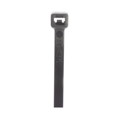 Cincho de Nylon 6.6 StrongHold™, 533mm largo x 7.6mm ancho, Color Negro Exterior, Resistente a Rayos UV, Paquete de 100pz | S21-120-C0
