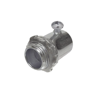 Conector de 1/2" (13 mm) para Pared Delgada con Tornillo. | HUB-2002