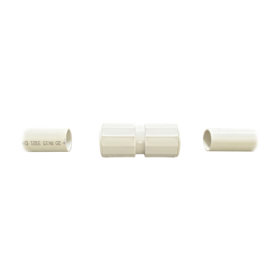 Manguito / Cople Morbidx IP67 libre de halógenos para unir tubería rígida de 16 mm (5/8") permite una instalación hermética no necesita pegamento | DX-43-016
