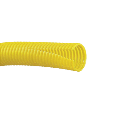 Tubo Corrugado Abierto para Protección de Cables, 1.50in (38.1 mm) de Diámetro, 3.1 m de Largo, Color Amarillo | CLT150F-X4