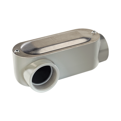 Caja Oval Roscada tipo LR de 1/2" (12.7 mm) / Incluye tapa y tornillos. | OLR-2988C