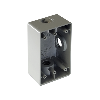 Caja Condulet FS de 1/2" ( 12.7 mm) con tres bocas a prueba de intemperie. | RR-0480