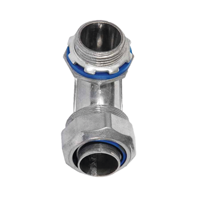 Conector Curvo para tubo tipo Liquidtight de 1/2"  (13 mm). Compatible con ANC-COT12. | ANC-HLC-12