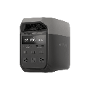 Estación de Energía Portátil Delta 3 1024Wh Litio LFP / 6 AC 1800 W (Max. 2200W) / 2 USB-C 100W / Capacidad para Aumentar Respaldo / Cargador de Coche 10A a 12.6V / Conectividad WiFi y Bluetooth (App) / Carga Solar 500W Max. | EFD3