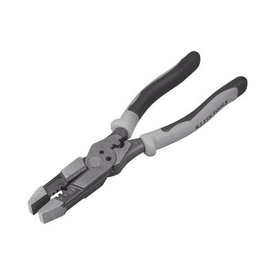 Pinza Híbrida con Ponchadora de 8". Pela Cable Sólido de 10-14 AWG y Cable Trenzado de 12-16 AWG | J215-8CR