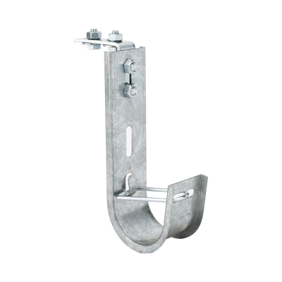 Soporte (Gancho) tipo J-Hook, hasta 28 cables Cat6, ideal para soportar cableado en los espacios de manipulación al aire, Para instalación en interior | CH-J51-EZ