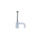 Grapa para cable plano de 5mm color transparente (100pzs) (3209-00100) | TC-5X8
