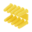 Taquete amarillo 7/32" para tornillos 8mm x 1" (100pzs) (1102-02100) | TP-1X