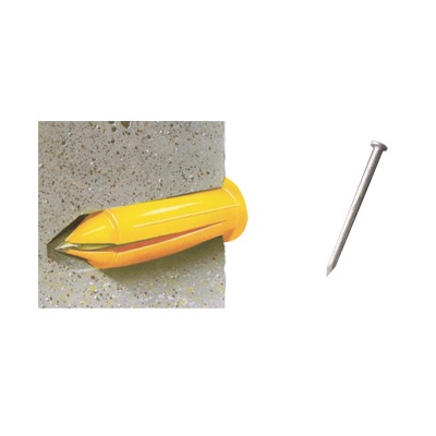 Kit de 20 taquetes y 20 clavos 1" para muro falso (1207-03230) | TC-P1