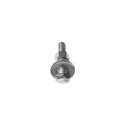 Tornillo cabeza hexagonal de 1/4" x 3", con acabado Electro Zinc (No incluye tuerca, ni arandela) | CH-TCH-6-76