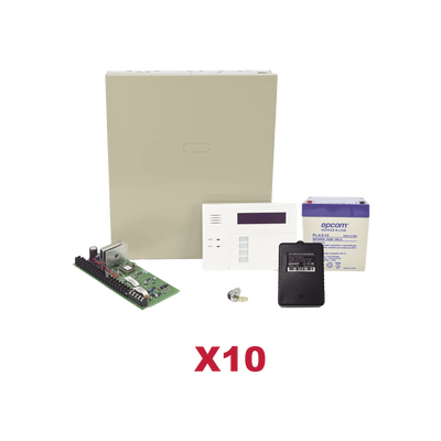 Kit de 10 Paneles de Alarma VISTA48 con Batería y Transformador | VISTA48KIT10/6160RF