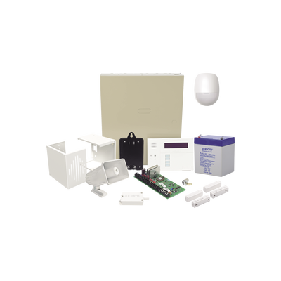 Kit Cableado con VISTA48/6160RF, Batería, Transformador, Sensor Pir, Contactos Magnéticos, Sirena, Gabinete de sirena y Tamper | VISTA48ECO/6160RF