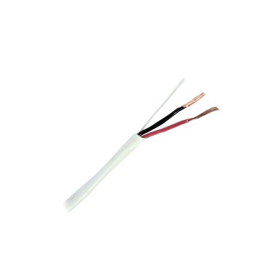 Bobina de 305 Metros (1000 Pies) / 2 x 18 AWG / Cable / Blanco / Para Aplicaciones de Alarma / Audio / Control de Acceso / Certificado UL / Resistente al Fuego / Para Interior | 92-59