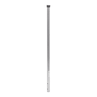Poste de ESQUINA para Cerca Electrificada. Tubo Galvanizado cal. 18 de 1" Diam. y 0.8m Alto con Tapón, ideal para 3 Aisladores | SYS-POST-ESQ-3