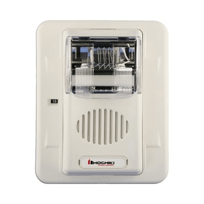 Sirena Estrobo, 24 Vcd, Multi-Candela 15 hasta 110 cd, Montaje En Pared, Color Blanco, Serie HEC3 (0500-06030) | HEC3-24WW