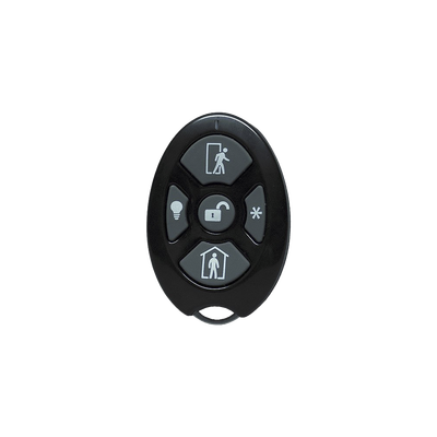 ALULA - Control Remoto de Seguridad Cinco Botones / Compatible con Automatización del Hogar / Encriptación Inalámbrica / Indicador de Batería Baja | RE6005