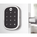 Cerradura ASSURE YRD256, Niquel Satinado/Teclado/ Para puertas Izq o Derecha de  35 a 57 mm de espesor/ Apertura por Smartphone | 89385