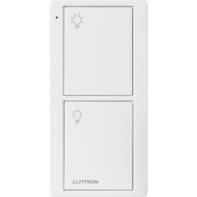 Control remoto PICO 2 botones encender, apagar, complemente con un switch on/off, Caseta, RA2, RadioRa2 | PJ22BTSWL01