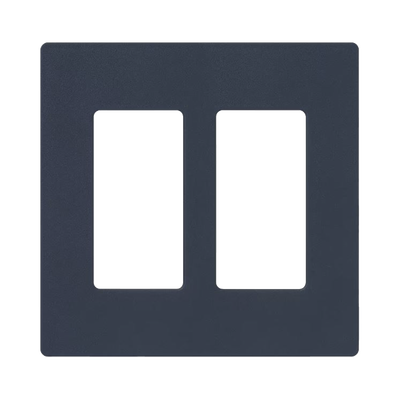 Tapa Color Deap Sea  Satin para interruptor o dimmer Lutron, 2 gang, limpio y moderno | SC2DE