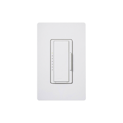 Atenuador inalámbrico con señal ClearConnect, iluminación 150W CFL/LED, 600W incandescente halógeno, 600 VA MLV,  120 V, no requiere neutro | MRF2S6CLWH