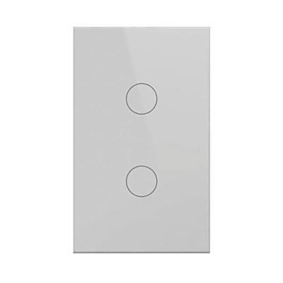 (ZigBee) Apagador switch inalámbrico ZigBee . Cable Neutro Opcional, control de 2 regresos de carga, 110V | SHS312Z