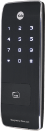 Cerrojo Slim / 11 mm / 40 Usuarios / Código PIN / Alarma / Cierre Automático / 4 Pilas AA / Puerto 9V / RF Opcional | 89410E