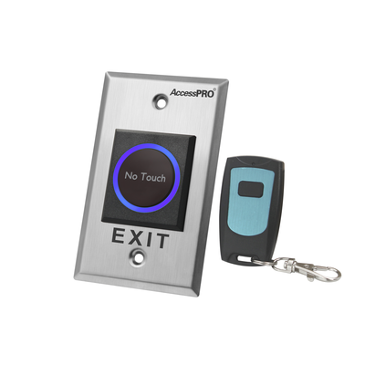Botón de Salida sin Contacto con Control Remoto / Iluminación LED / Distancia de Detección Touch Ajustable | ACCESK1LTR