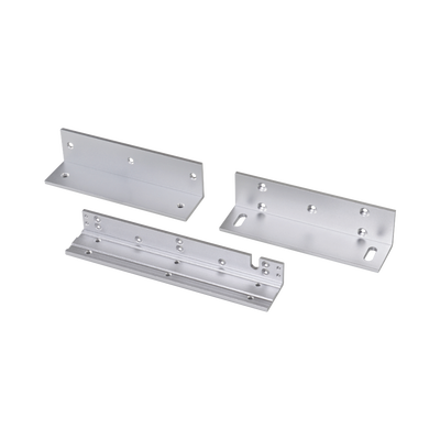Kit de montajes Z y L para Cerradura Magnética HIKVISION / Compatible con DS-K4H258S / Uso en Puerta de Madera y Metal | DS-K4H258-L/Z