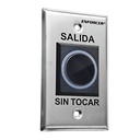 Botón de Salida sin Contacto / Sensor IR / Iluminado / Normalmente Abierto y Cerrado / Distancia Ajustable de Detección /  Rele Ajustable de 0.5 a 30 Segundos / Uso Interior | SD-927-PKCNSQ